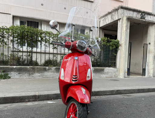 VESPA PRIMAVERA ELETTRICA 70 RED GARANTIE 6 MOIS ROUGE RED CRIT
