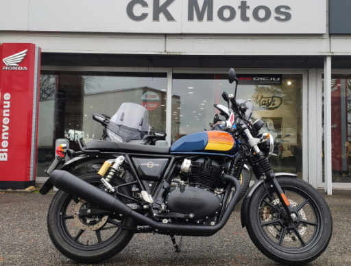 ROYAL ENFIELD INTERCEPTOR 650 ABS COLORIS BARCELONA BLUE