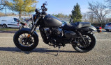 HYOSUNG GV 125 BOBBER COLORIS NOIR MAT NEUVE