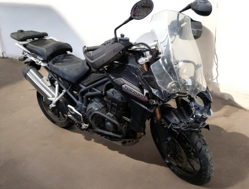 TRIUMPH TIGER 1200 EXPLORER ACCIDENTE RSV 